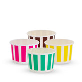 8OZ Candy Stripe Ice Cream Paper Cups 1000pcs