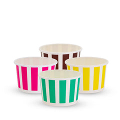 8OZ Candy Stripe Ice Cream Paper Cups 1000pcs