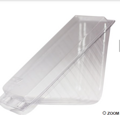 Sandwich Wedge Recycled Pet Clear Large