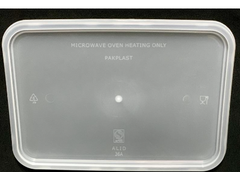 Container Lid Rectangle -f/grade box of 500 (A-LIDF / C-PP0601)