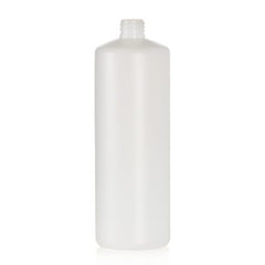 Container - 1 Litre Bottle Natural long neck WITH LABEL and TRIGGER