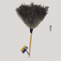 Small Ostrich feather duster with wooden handle