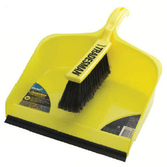 Dust Pan & Brush XLarge Tradesman HEAVY DUTY