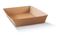 Tray Medium/Brown Corrugated Plain/Brown 250pc/ctn (PCT3)