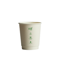 TRULY ECO DOUBLE WALL WHITE CUP 500 per carton