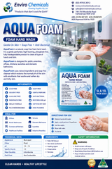 Aqua Foam Hand Wash – Antibacterial Foaming Soap-Free Hand Cleanser