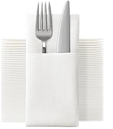 Dinner Napkin GT Quilted Pocket Fold White (1000pcs) (DNQGT-PKT)