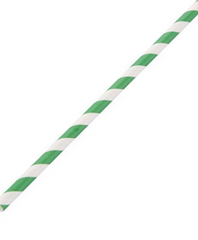 Cocktail paper straws- various colours 2500pc/ctn
