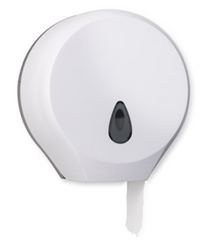 Jumbo Toilet Roll Dispenser White - single