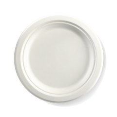 Sugarcane Round Plate 9" 500pc/ctn