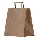 Brown Kraft Bag/flat paper handle/small 250pc/ctn