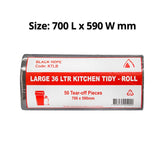 Kitchen Tidy Rubbish Bags 36L 700 x 590mm