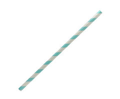 paper straw regular-blue stripe 2500pc/ctn