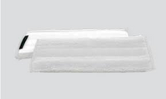Touchpoint Microfibre Clean Bleach Flat mop Cover 30cm White