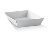 White corrugated tray / square 250pc/ctn (WCT2)