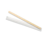 Wooden Coffee Stirrer 140mm individually wrapped 5000pc/ctn (WCS140IW)