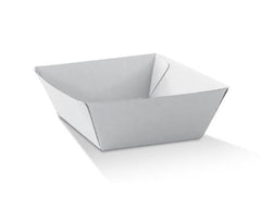 White corrugated tray / small 500pc/ctn (WCT1)