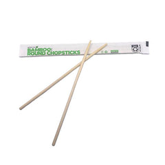Bamboo round chopstick 5*220mm 3000pc/ctn (BCHOPR22)