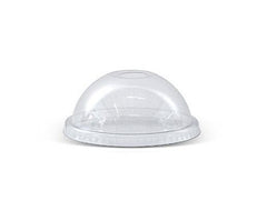 PET dome lid/ Die-cut hole (fit U cups) 1000pc/ctn (DL95H)