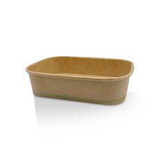 PLA Coated Kraft Rectangular Container  300pc/ctn (KRC501)