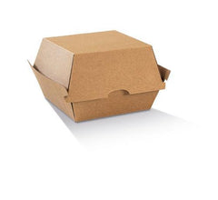 High Burger Box/Brown Corrugated Brown/Plain 200/ctn (PCB2H)