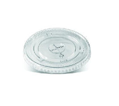PET flat lid/X slot(fit U cups) 1000pc/ctn (FL95PETX)