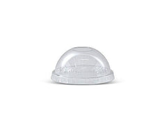 10/12oz PET Dome lid /Die-cut hole 1000pc/ctn (DL84H)