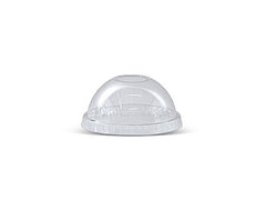 10/12oz PET Dome lid /Die-cut hole 1000pc/ctn (DL84H)