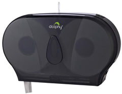 Dolphy Double Jumbo Toilet Roll Dispenser
