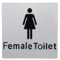 Dolphy Female Braille Sign Silver