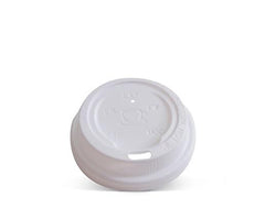 Plastic Lid- 4 oz Hot&Cold /White 1000pc/ctn (HL4W)