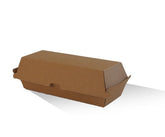 Hot Dog Box/Brown Corrugared Plain/Brown 200pc/ctn (PCB4)