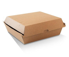 Dinner Box/Brown Corrugated Plain/Brown 150pc/ctn (PCB10)