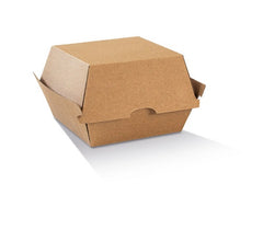 High Burger Box/Brown Corrugated Brown/Plain 200/ctn (PCB2H)