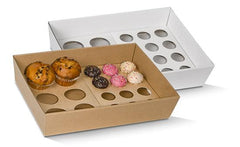 #Cupcake Insert To Fit Medium/Large Tray-12 Holes 50pc/PK