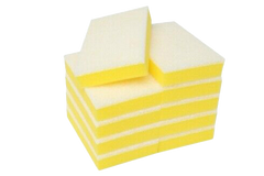 Sponge Scourer White / Yellow 10pk