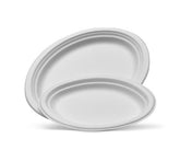 Sugarcane Oval Plate Small 500pc/ctn (TY02)