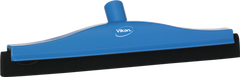 Vikan Floor Squeegee W/Rubber 400mm Blue