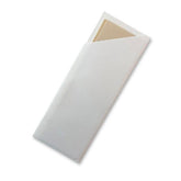 White Cutlery Pouch with Bamboo Napkin 1000pc/ctn (WCPNB)