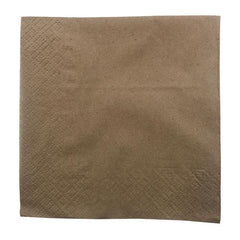 Cocktail Napkin Quilted (2000) KRAFT - BROWN (EC-NC0110 / CNQ-K)