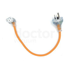 Short IEC Cable - Suits Pacvac, Pullman, Hako, Cleanstar Backpack Vacuum Cleaners