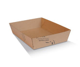 Tray Medium/Brown Corrugated Plain/Brown 250pc/ctn (PCT3)