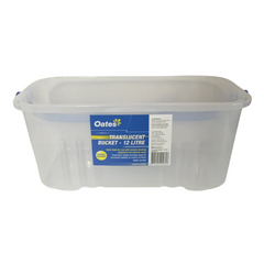 Window Bucket 12L Blue transparent Oates (Regular)