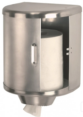 cENTRE fEED Towel Dispenser Stainless Steel - 1 LEFT