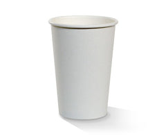 12 OZ PLA Coated SW Cup/Plain white 1000pc/ctn