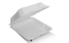 High Clamshell Sugarcane 9" 200pcs (P-SH09H)