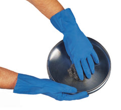 Rubber Dishwashing gloves