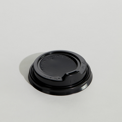 Coffee cup lid 12oz /16oz Sipper Lid (Black) 90mm PS Pinnacle (1000pcs)
