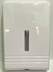 Ultraslim Compact Hand Towel Plastic Dispenser White