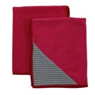 Touchpoint Microfibre Antibacterial Cloths with Scrub Corner 3 pack